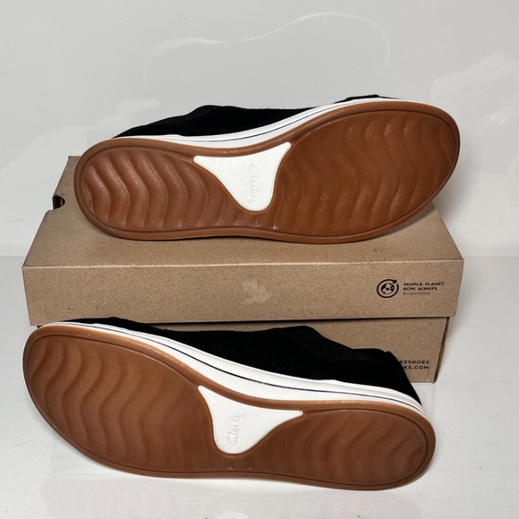 Clarks Cloudsteppers Breeze Sky Lace Crochet Casual Sneakers - Picture 6 of 7